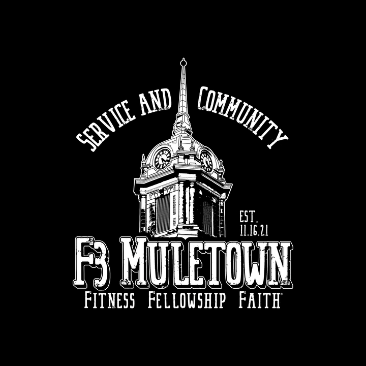 F3 Muletown Pre-Order (American Flag on Sleeve) October 2022