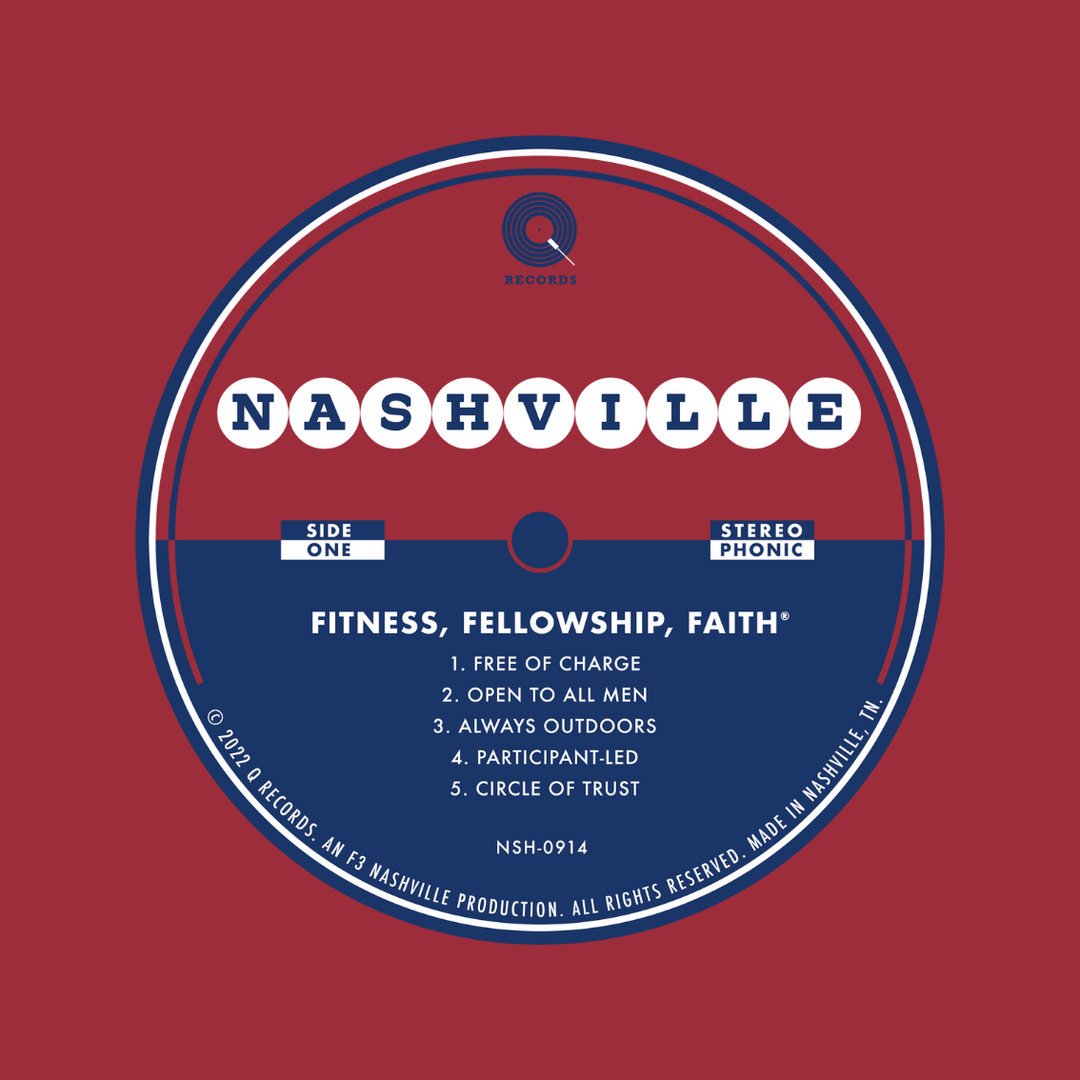 F3 Nashville Records (Blue & White) Pre-Order October 2022