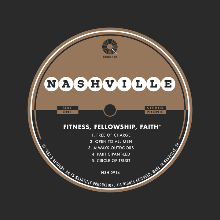 F3 Nashville Records (Gold & White) Pre-Order October 2022