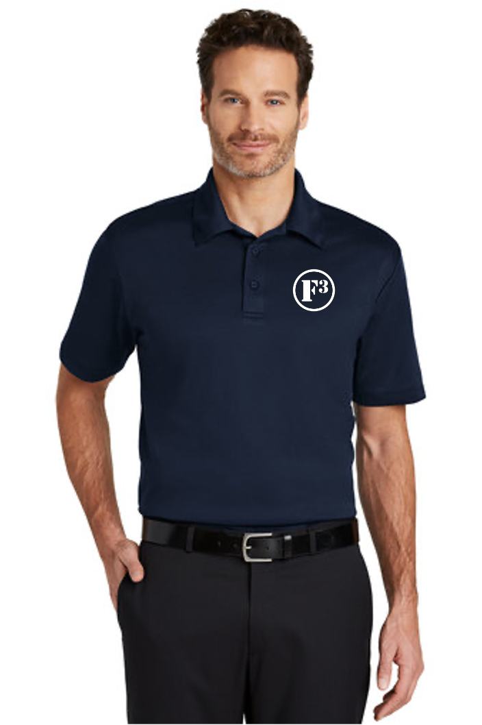 F3 Port Authority Silk Touch  Performance Polo - Made to Order